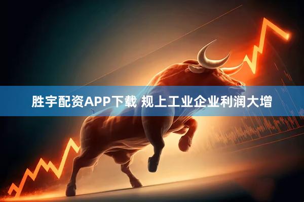 胜宇配资APP下载 规上工业企业利润大增