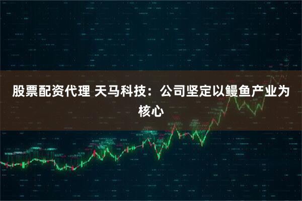 股票配资代理 天马科技：公司坚定以鳗鱼产业为核心