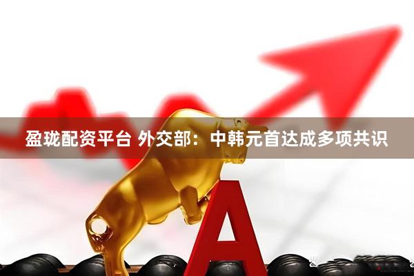 盈珑配资平台 外交部：中韩元首达成多项共识