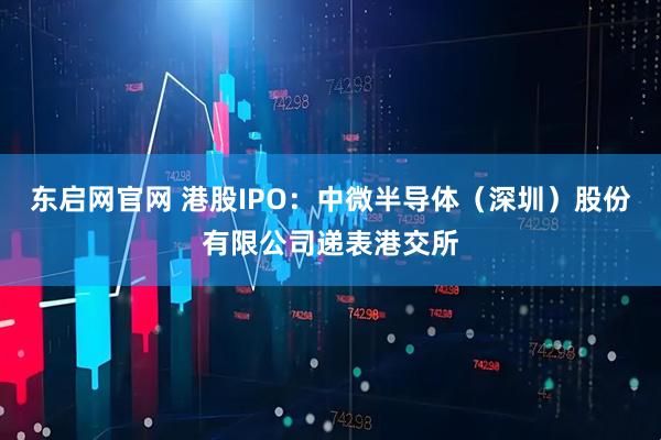 东启网官网 港股IPO：中微半导体（深圳）股份有限公司递表港交所